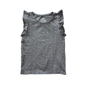 H&M girls ruffle trimmed tank